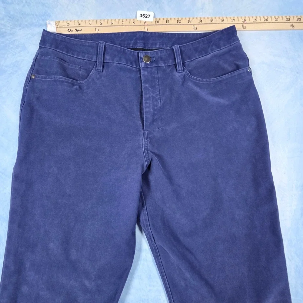 Lululemon ABC Pant Slim Corduroy Navy Blue Mens 34 LM5AQJS-04